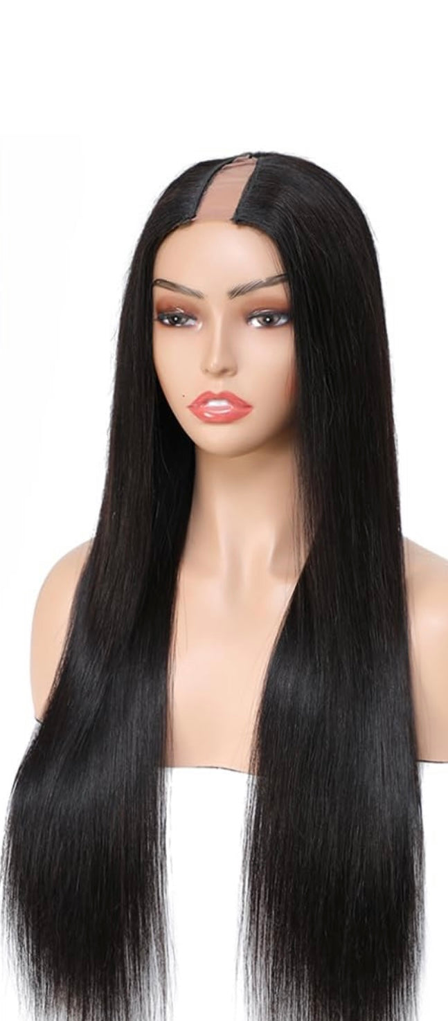 RAW NATURAL STRAIGHT U-PART WIG
